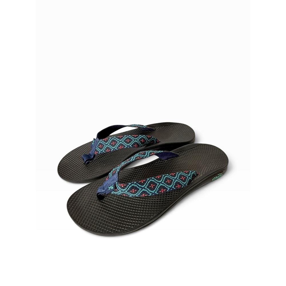 Chaco Classic EcoTread Womens Diamond Mosaic Pattern Flip Flop Sandals Size 11